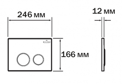 Инсталляция для унитаза MILLEAU MR0425-A5.0 фото 8